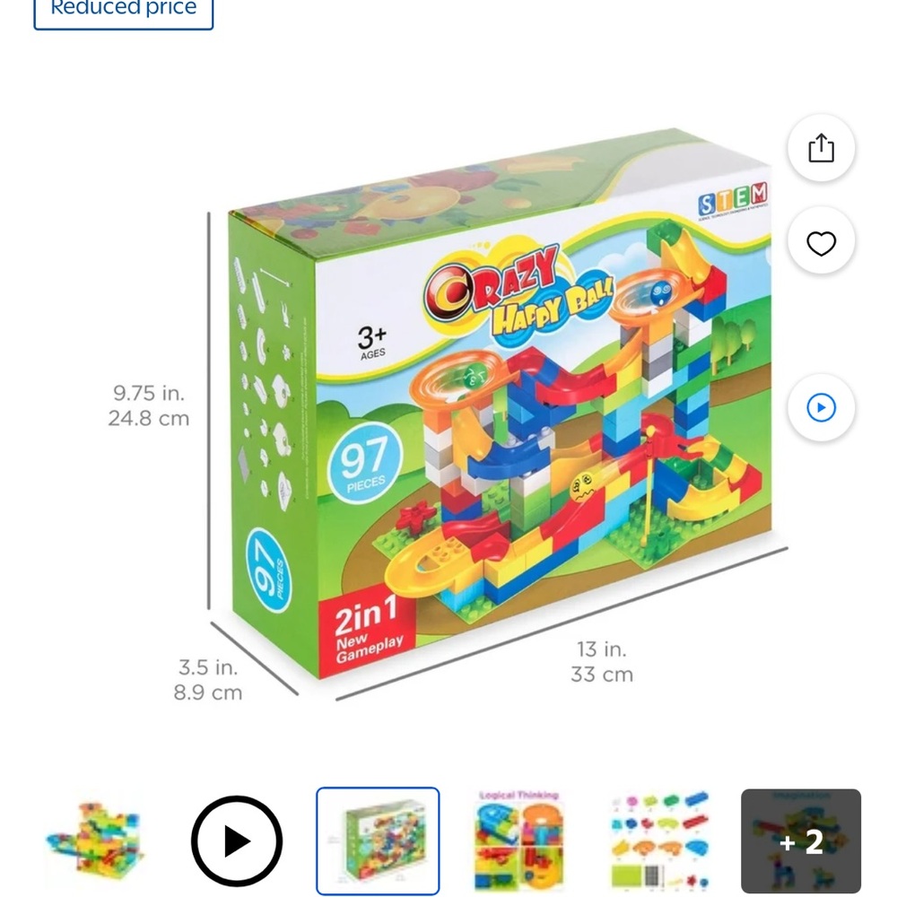 2-in-1 Building Set - Colorful Blocks